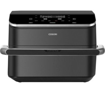 COSORI Dual Blaze Twinfry CAF-TF101S-AUK Air Fryer - Black & Silver, Black,Silver/Grey