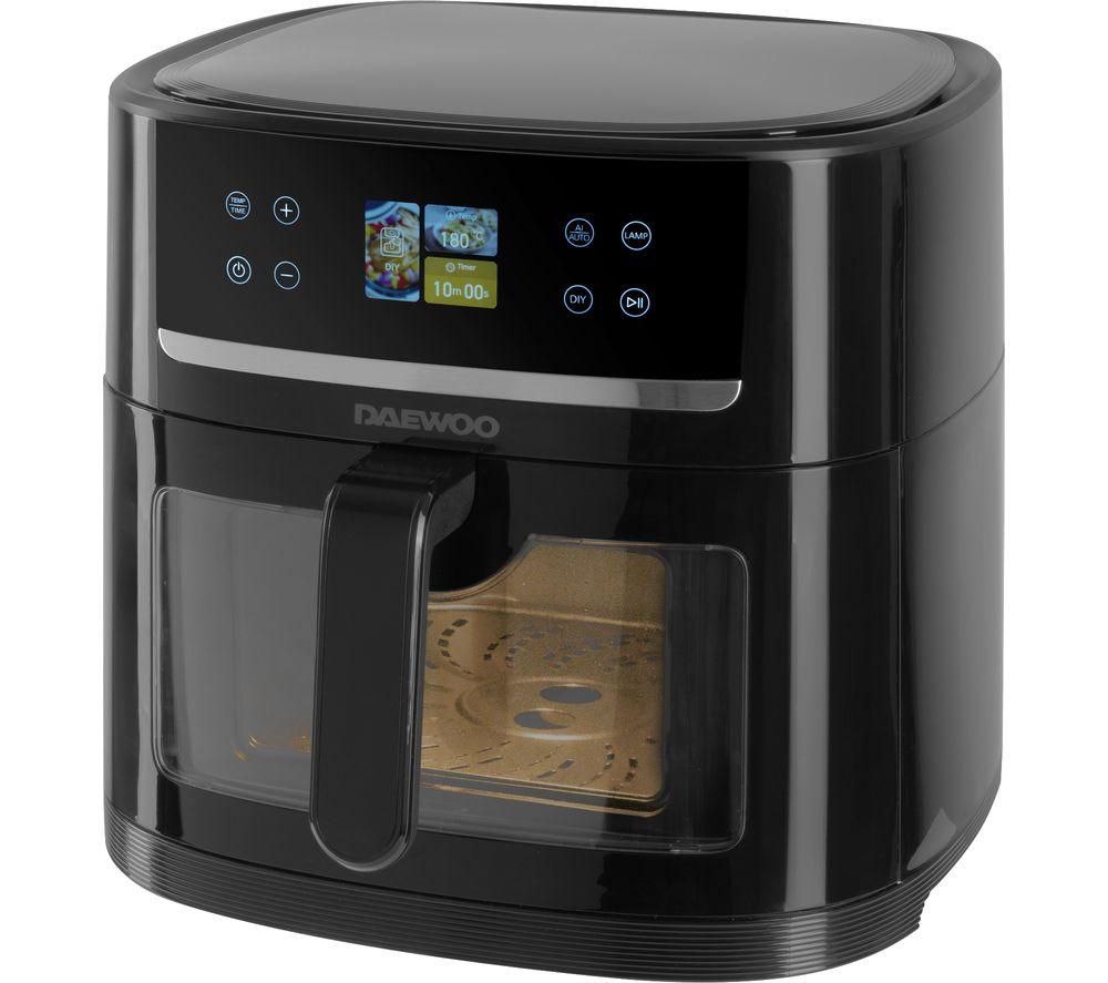 DAEWOO Actuate SDA2620GE Air Fryer - Black, Black DAEWOO Actuate SDA2620GE Air Fryer - Black, Black