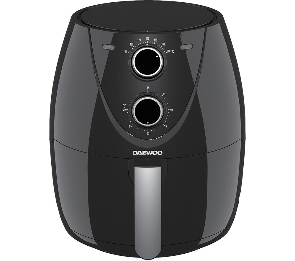 DAEWOO SDA2636GE Air Fryer - Black, Black DAEWOO SDA2636GE Air Fryer - Black, Black