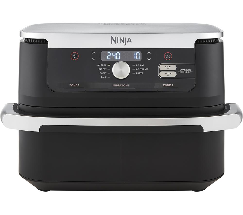 NINJA Foodi FlexDrawer AF500UK 10.4L Dual Air Fryer - Black, Black NINJA Foodi FlexDrawer AF500UK 10.4L Dual Air Fryer - Black, Black