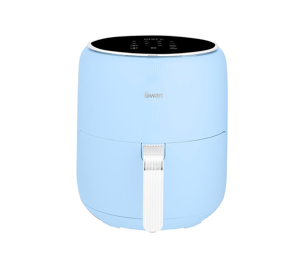 SWAN Retro SD10513BLU Air Fryer - Blue, Blue SWAN Retro SD10513BLU Air Fryer - Blue, Blue