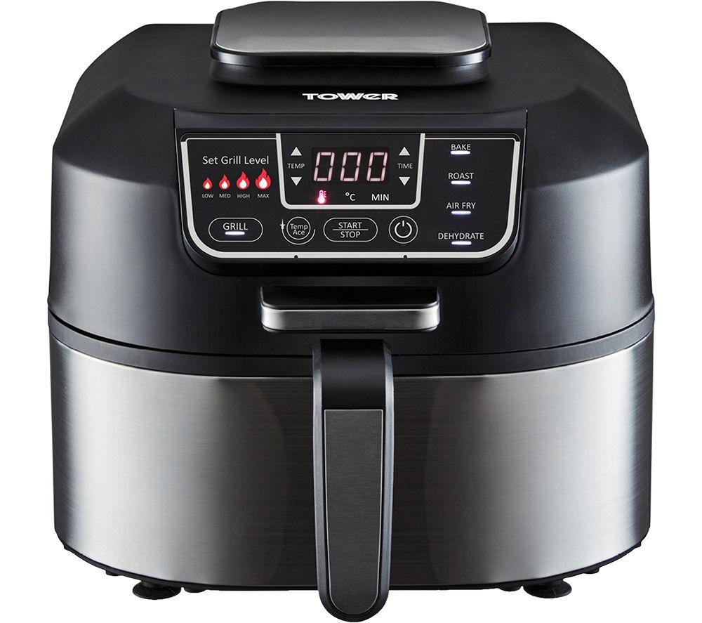 TOWER Vortx T17086 Air Fryer - Black, Black TOWER Vortx T17086 Air Fryer - Black, Black