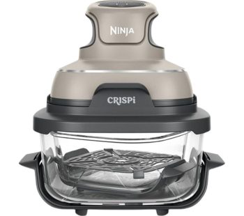 Ninja Crispi 4-in-1 Portable Glass Air Fryer - Stone, Brown